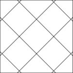 45° Stack Bond Square