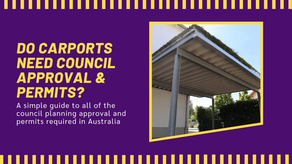do carports need council approval banner