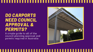 do carports need council approval banner