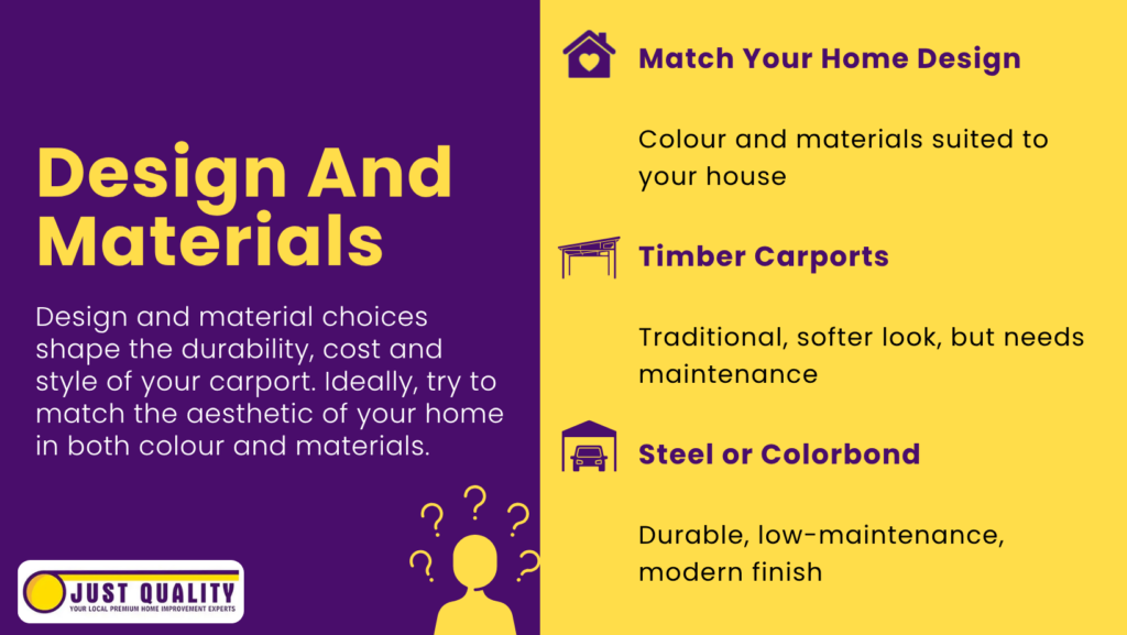 carport design and materials