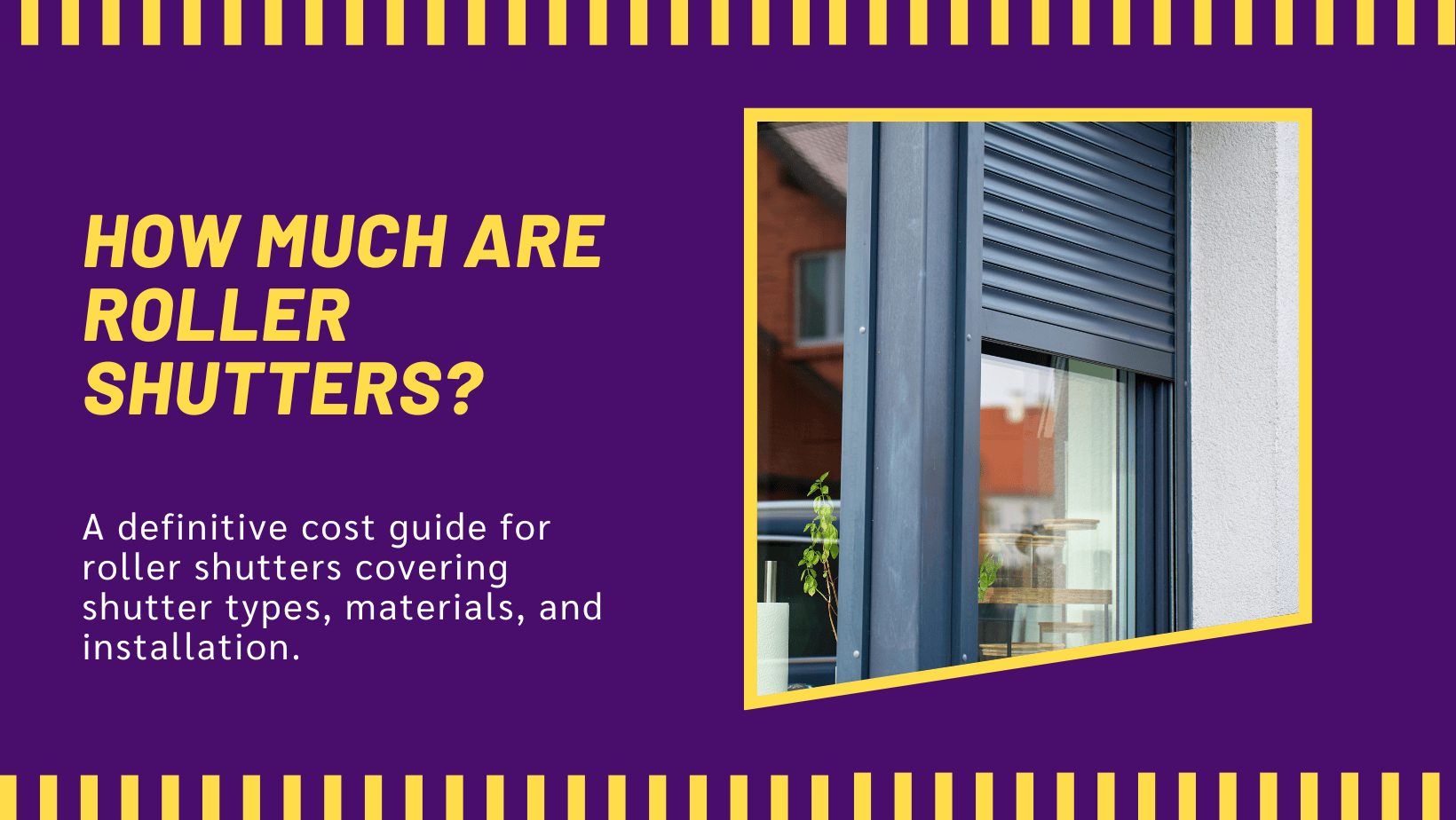 roller shutter cost guide